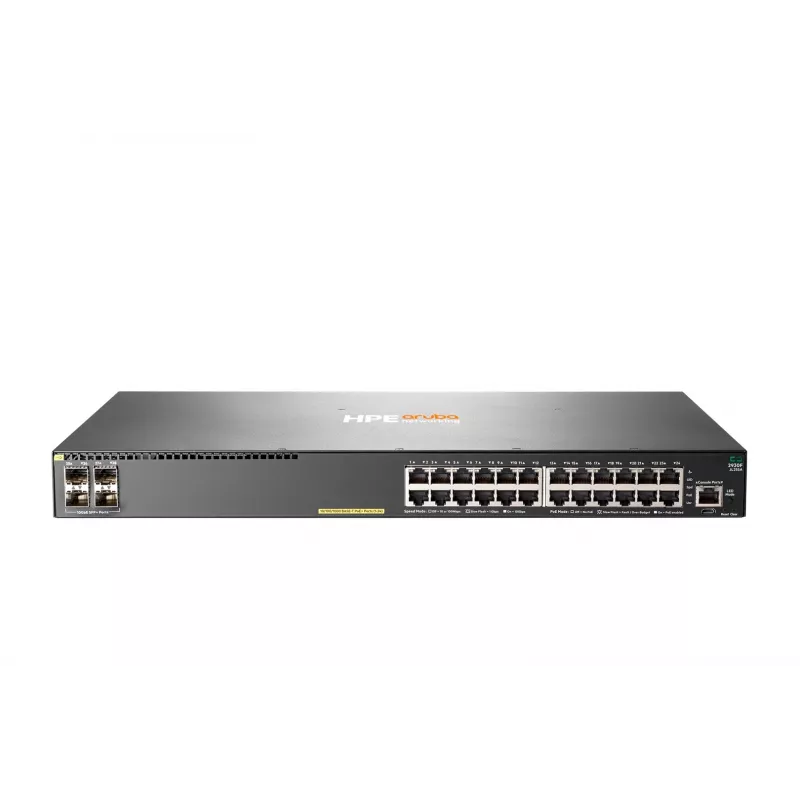 HPE Aruba Networking 2930F 24G PoE+ 4SFP+ Switch