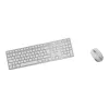 CHERRY DW 9100 õhuke klaviatuur Kaasas hiir Universaalne RF juhtmevaba + Bluetooth Tšehhi, Slovakkia Hõbedane