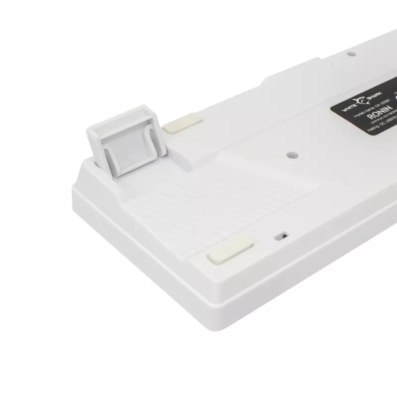 Klaviatuur White Shark RONIN Valge USB QWERTY 68 klahvi LED