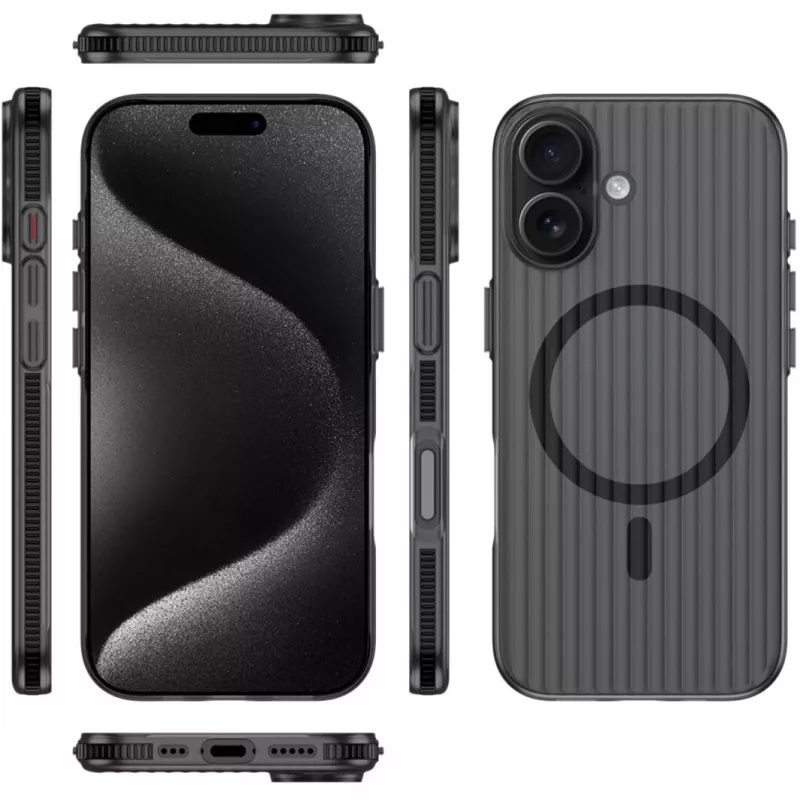 4smarts 541639 ümbris iPhone 17-le 16 cm (6.3 tolli) Must Läbipaistev
