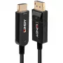 Lindy 10 m fiiberoptiline hübriidkaabel DisplayPort 1.2 – HDMI 18G