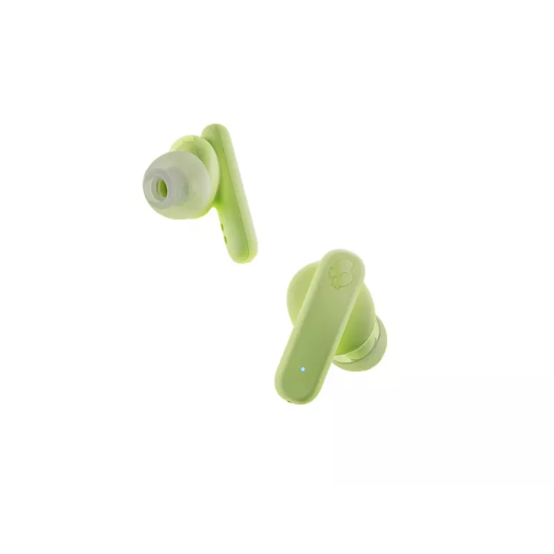 Kõrvasisesed tõelised juhtmevabad kõrvaklapid Skullcandy Smokin’ Buds – rohelised, intraauraalsed, 20–20000 Hz, 0,0406 kg