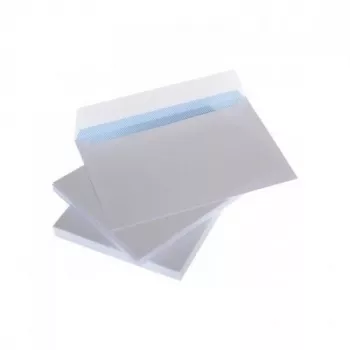 Triibuga ümbrikud C6 114x162 mm, valged 75g x 50 tk