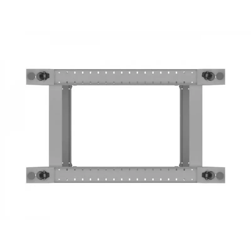 LANBERG 19-tolline avatud raamiga rack 27U 600x800 mm hall, 27U avatud raamiga serveririiul