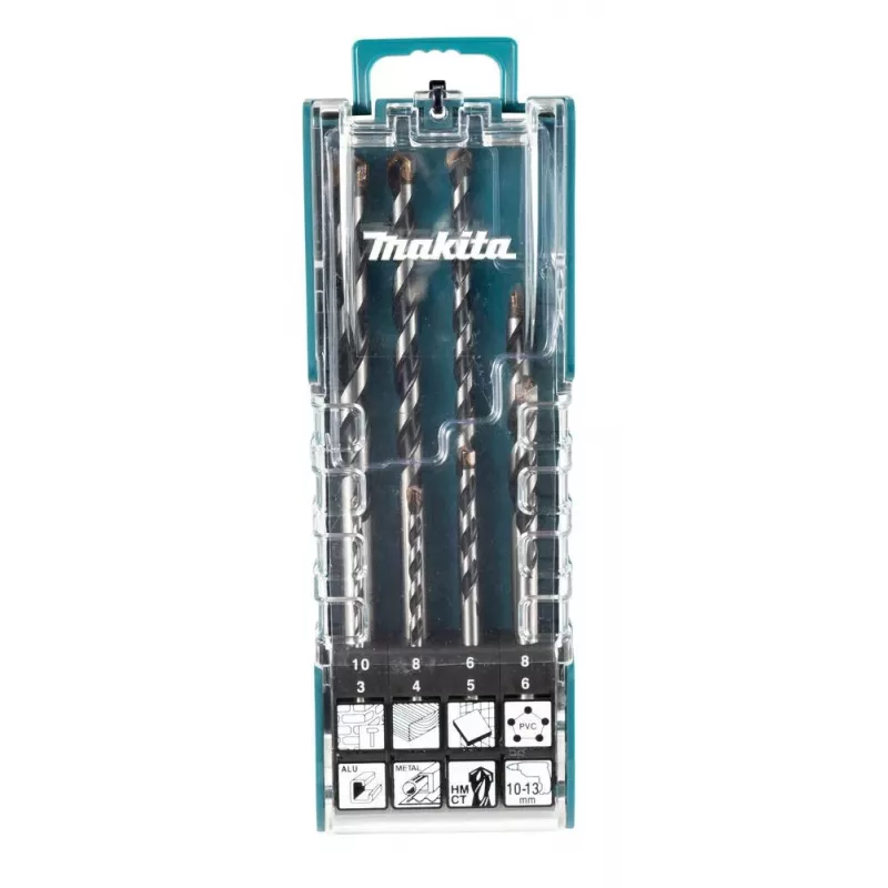 MAKITA komplekt universaalsed puuriterad HM/CT 8 tk.