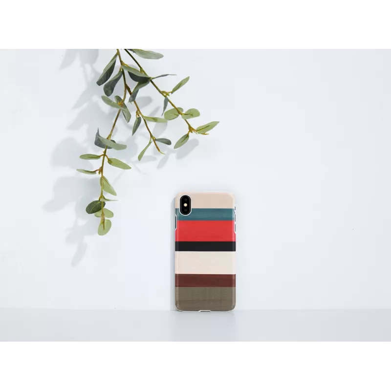 Nutitelefoni ümbris man and wood iPhone X/XS jaoks — Corallina Valge