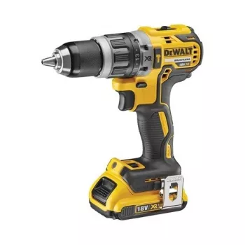 Juhtmeta puur DeWalt DCD796D2-QW 18V Li-Ion, 2x2Ah, padrunita 13 mm padrun, haamer, 1,6 kg