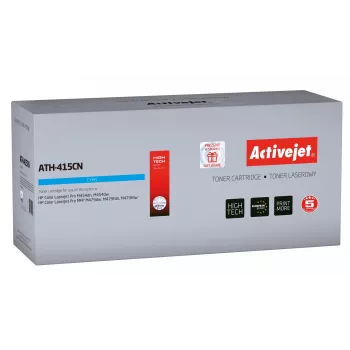 Activejet ATH-415CN tooner (asendus HP 415A W2031A; Supreme; 2100 lehekülge; sinine) koos kiibiga