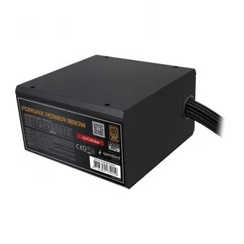 Gembird CCC-PSUBRONZE-850W Toiteplokk Fornax Power 850W aktiivne PFC 12cm ventilaator 80+Bronze värvikarp