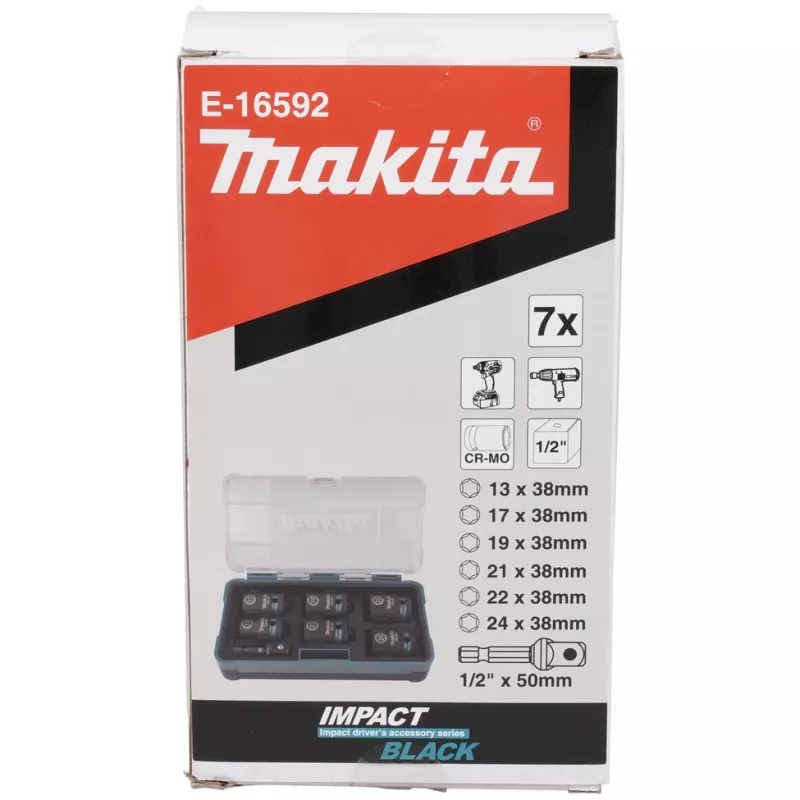 Makita E-16592 lööktrelli otsak Lööktrelli otsakute komplekt Must, Sinakasroheline