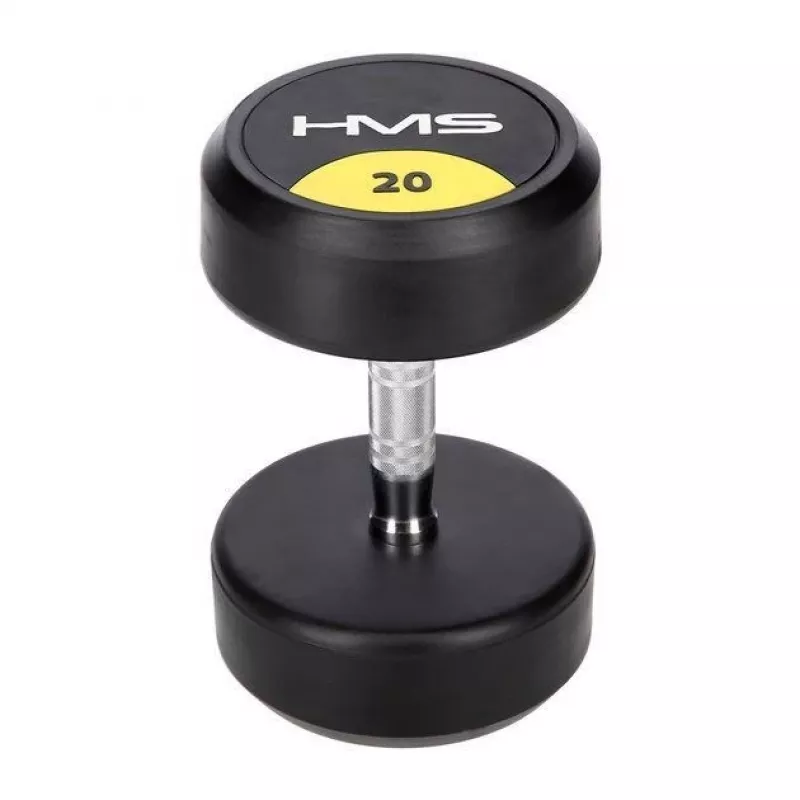 Kummeeritud hantel 20 kg HMS HG PRO 20
