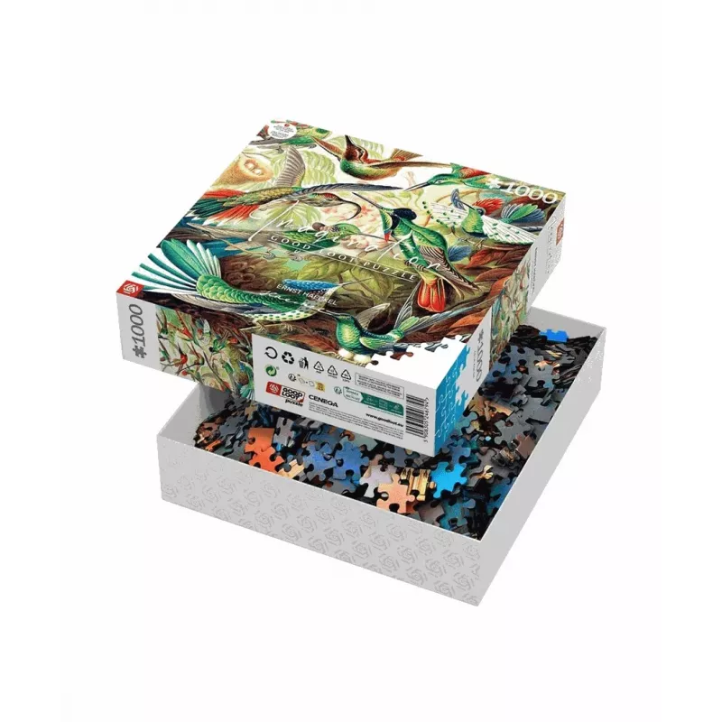 Imagination Puzzle Ernst Haeckel Hummingbirds 1000 elementi