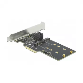 SATA ja M.2 PCI Express kaart DeLOCK 3 porti SATA ja 2 pesa M.2 Key B
