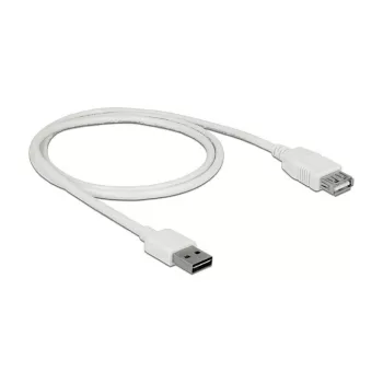 USB-kaabel DeLOCK 85199 USB 2.0 1m USB A valge