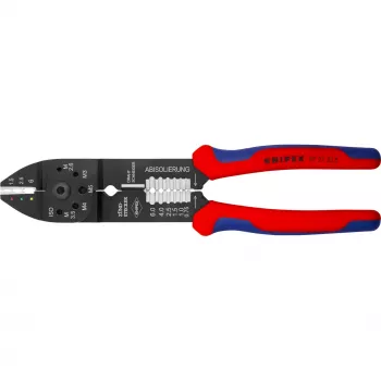 Knipex 97 21 215 kaablikrimpsimistangid Must, Sinine, Punane
