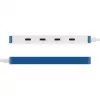 Hyper HyperDrive Flex 4 pordiga USB-C jaotur, valge/sinine | HD5201BUGL