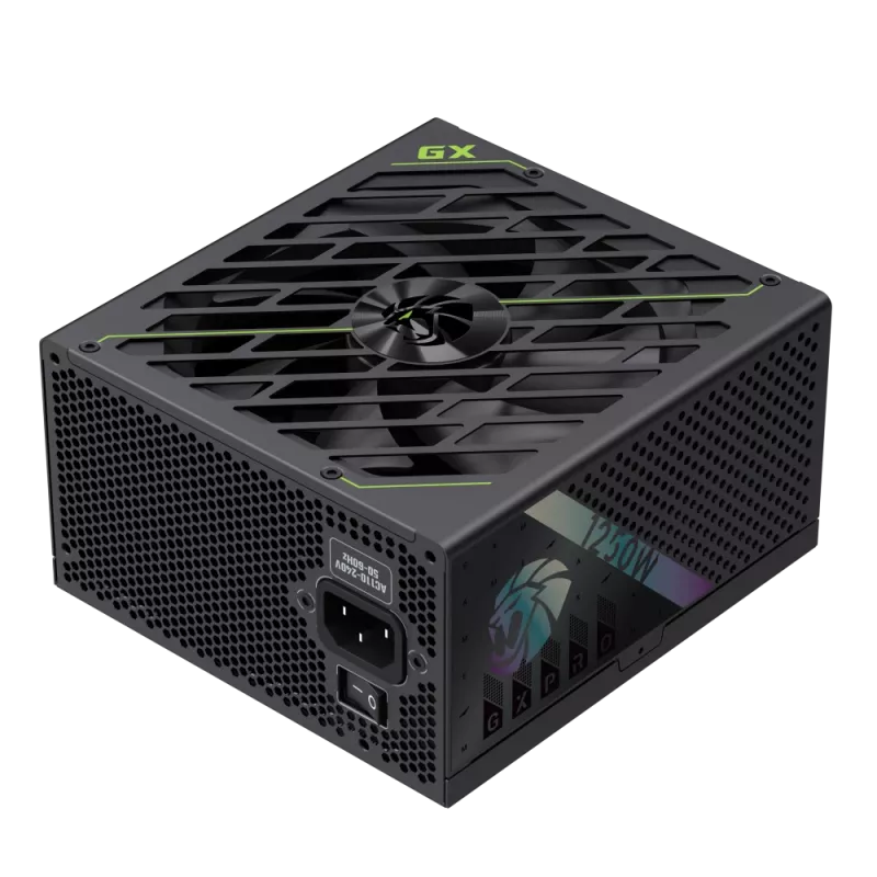 Gamemax toiteplokk, 80 PLUS, Gold | GX PRO 1250G | 1250 W | Täielikult modulaarne