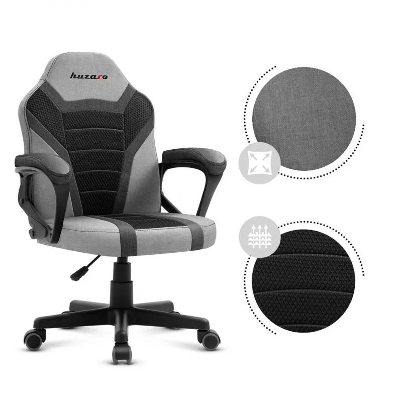 Laste mängutool Huzaro HZ-Ranger 1.0 Gray Mesh, hall ja must