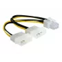 Toitekaabel PCI Express kaardile DeLOCK 82315 0,15m