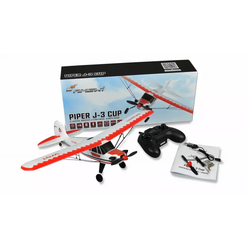 Amewi Piper J-3 CUP elektrimootoriga lennuk 500 mAh 60 g