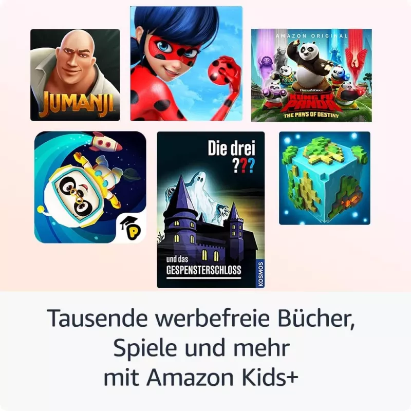 Amazon | Fire HD 8 Kids Pro (2024) | Roosa | 1280 x 800 pikslit | 32 GB | Wi-Fi | 802.11ac | Bluetooth versioon 5.2
