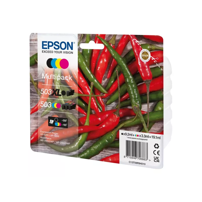 Epson C13T09R94010 tindikassett 4 tk Originaal Suure (XL) mahutavusega Must, Tsüaan, magenta, Kollane