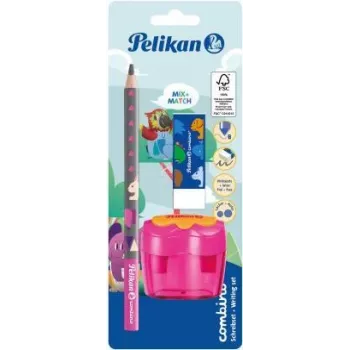 Pelikan õppimise pliiatsikomplekt Combino BS,Rad.,Ansp.,roosa (821612)
