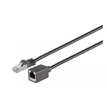 Microconnect STP6005SEXT võrgukaabel Must 0.5 m Cat6 F/UTP (FTP)