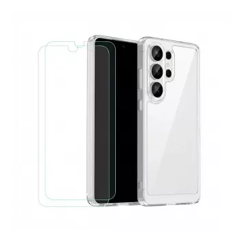 Starterkit Samsung Galaxy S26+ jaoks — Mobeen ümbris, karastatud klaasist ekraanikaitse, 25W laadija