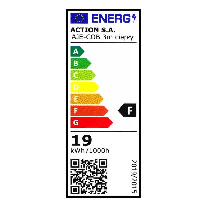 Activejet AJE-COB 3m soe valgusriba Universal valgusriba Siseruumides