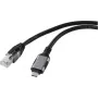 Renkforce USB, võrguadapteri kaabel [1x USB-C® pistik - 1x RJ45-pistik] 5,00 m alumiiniumpistik (RF-6055782)