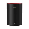 Cudy M3000 2-Pack Kahesageduslik (2,4 GHz / 5 GHz) Wi-Fi 6 (802.11ax) Must, Punane 1 Sisemine