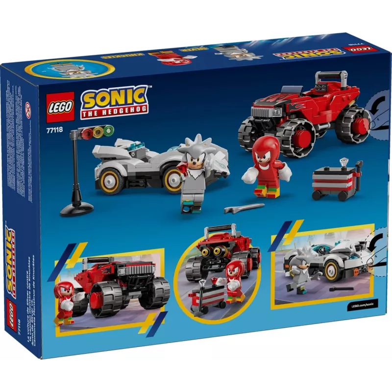 LEGO SONIC THE HEDGEHOG 77118 Silveri auto vs Knucklesi koletisauto