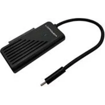 LC-toiteadapter USB-C f.1xNVMe-M.2 SSD&1x2.5''/3.5''/HDD - Adapter (LC-ADA-USB-SATA-NVME)