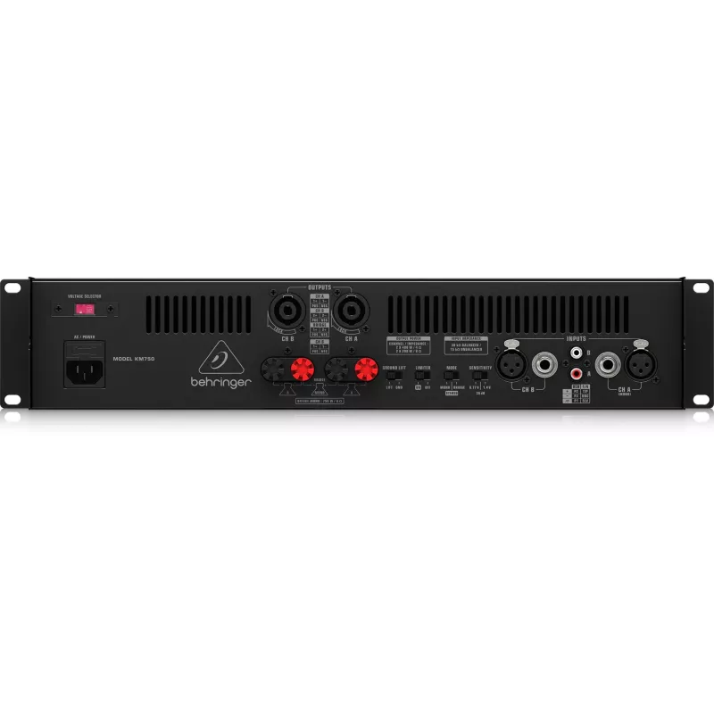 Behringer KM750 audio-võimendi 2.1 kanalit Must
