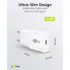 USB-C PD GaN kiirlaadija õhuke (30 W) (valge)