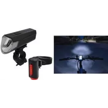 Esitulede LED-valgustuskomplekt FISCHER TWIN 80 Lux ümberlülitatav 40 Lux ja 20 Lux peale