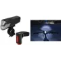 Esitulede LED-valgustuskomplekt FISCHER TWIN 80 Lux ümberlülitatav 40 Lux ja 20 Lux peale