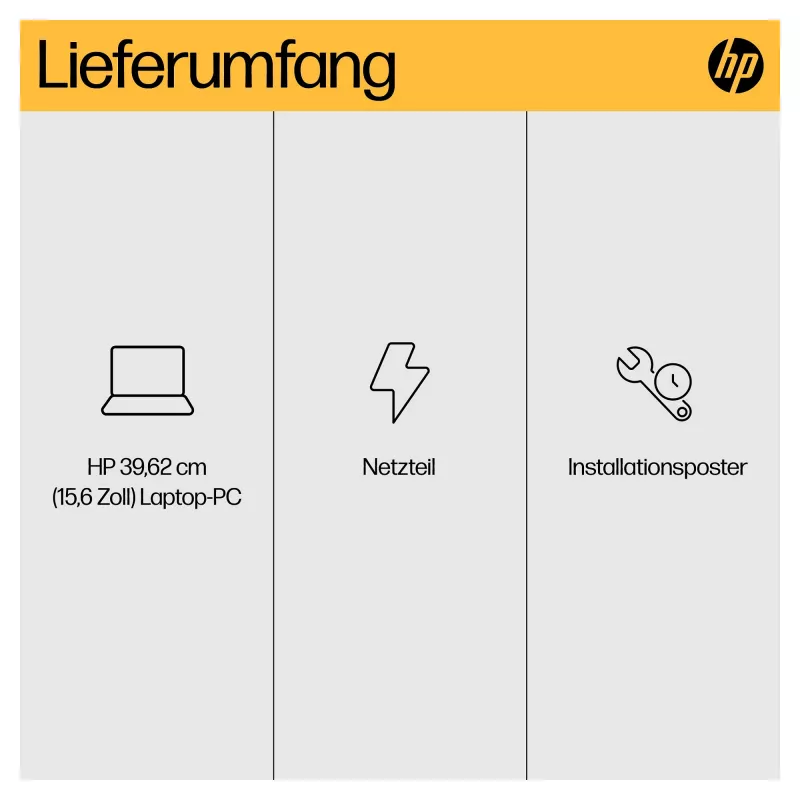 HP 15-fc0676ng 39,6 cm (15,6 inch) sülearvuti - Ryzen 7 - 16 GB muutmälu - 1 TB SSD - hõbedane (C94P3EA#ABD)