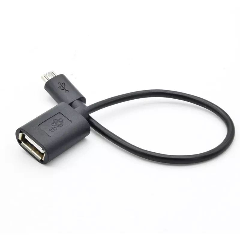 OTG-kaabel TB AKTBXKUWOTG015B 15 cm, must, USB OTG ühendus
