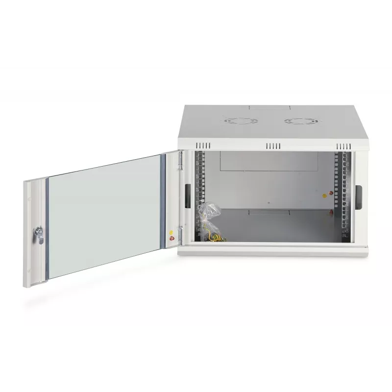 Seinale kinnitatav rack-kapp DIGITUS Dynamic‑N 7U 19 tolli 600x600 mm, monteerimata, IP20, võtmega lukustatav