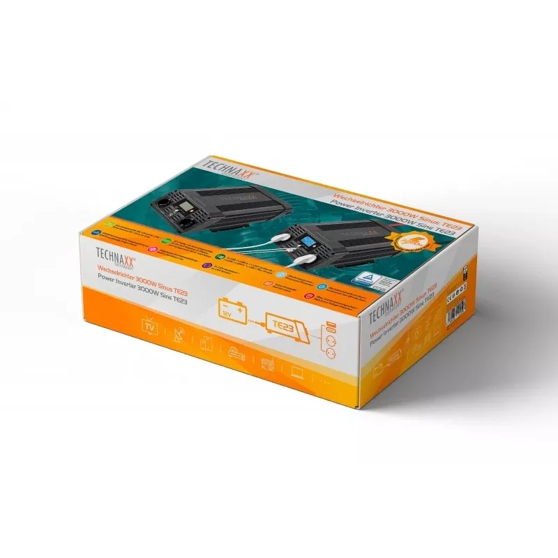 Toiteinverter Technaxx TE23 3000W puhas siinuslaine