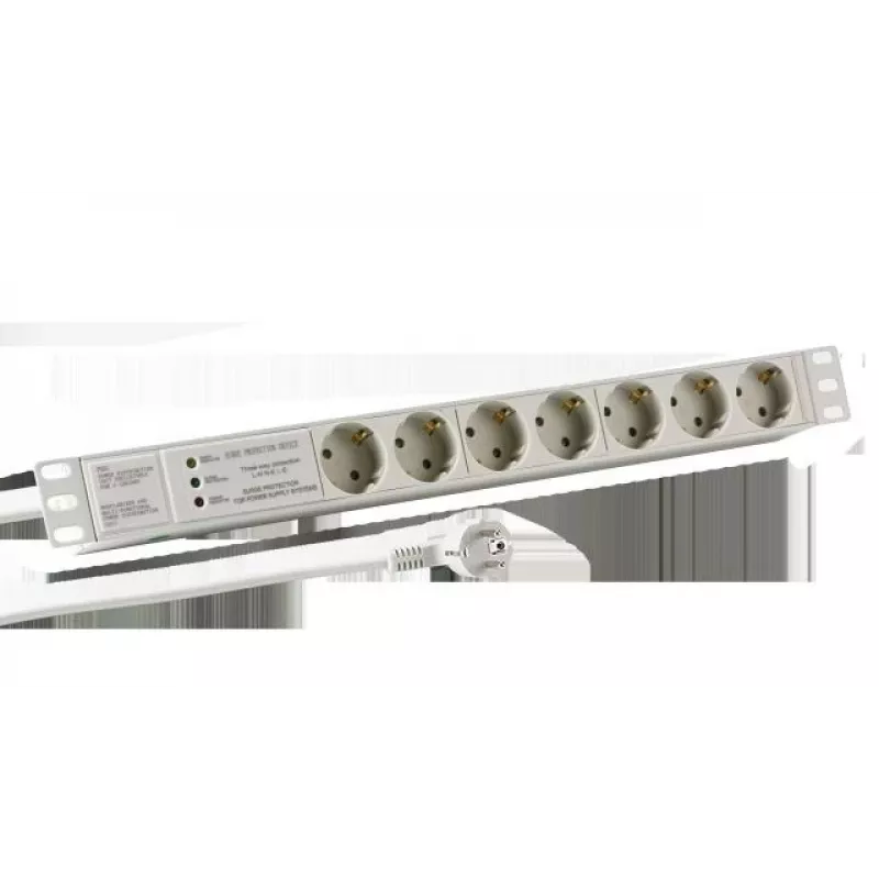 EFB Elektronik EK631DE.3GR toitepikendus 2 m 7 vahelduvvoolu pistikupesa Siseruumides Helehall
