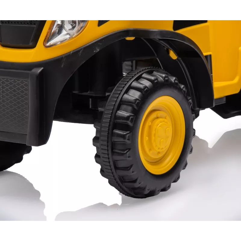 CAT sõiduk Traktor koos haagisega kollane sõidetav mänguasi