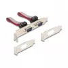 DeLOCK 95276 sisemine RS-232 adapter Mini PCI Express roheline