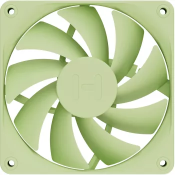 Arvuti jahutusventilaator HYTE FA12-MM-4 120 mm, 1500 RPM, 72 m³/h, 1,6 mmH₂O, hüdrodünaamiline laager, roheline, 4 tk pakendis