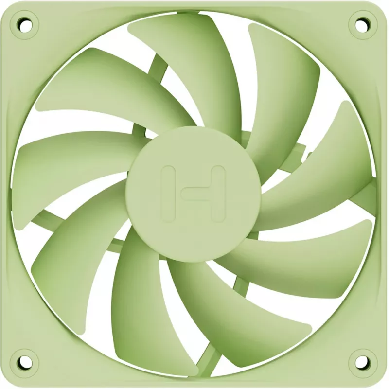 Arvuti jahutusventilaator HYTE FA12-MM-4 120 mm, 1500 RPM, 72 m³/h, 1,6 mmH₂O, hüdrodünaamiline laager, roheline, 4 tk pakendis