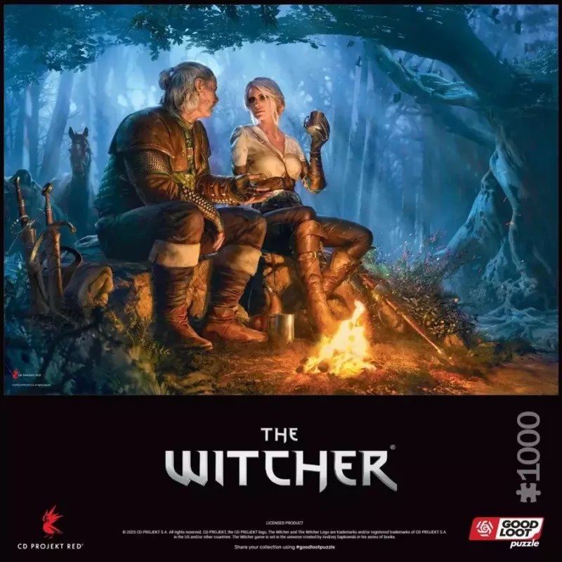 Good Loot Gaming Puzzle: The Witcher Journey of Ciri, 1000 tükki