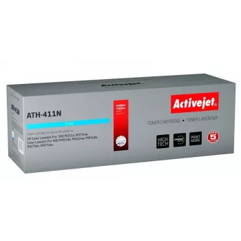 Activejet ATH-411N tooner (asendus HP 305A CE411A-le; Supreme; 2600 lehekülge; tsüaan)