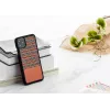 Nutitelefoni ümbris man and wood iPhone 11 Pro Max jaoks — pruun ruuduline, must ääris